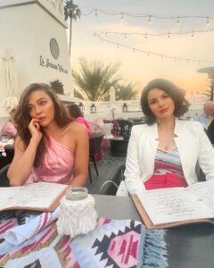 Anna Camp Instagram - Lady Love in Palm Springs was 🔥🌈❤️‍🔥 n 💗 w @triestekdunn @bridgetregan @samkimdan 🌵