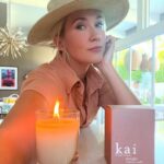 Anna Camp Instagram - When your favorite candle matches your favorite jumpsuit and both help you relax 🥀🧘🏼‍♀️@kaifragrance