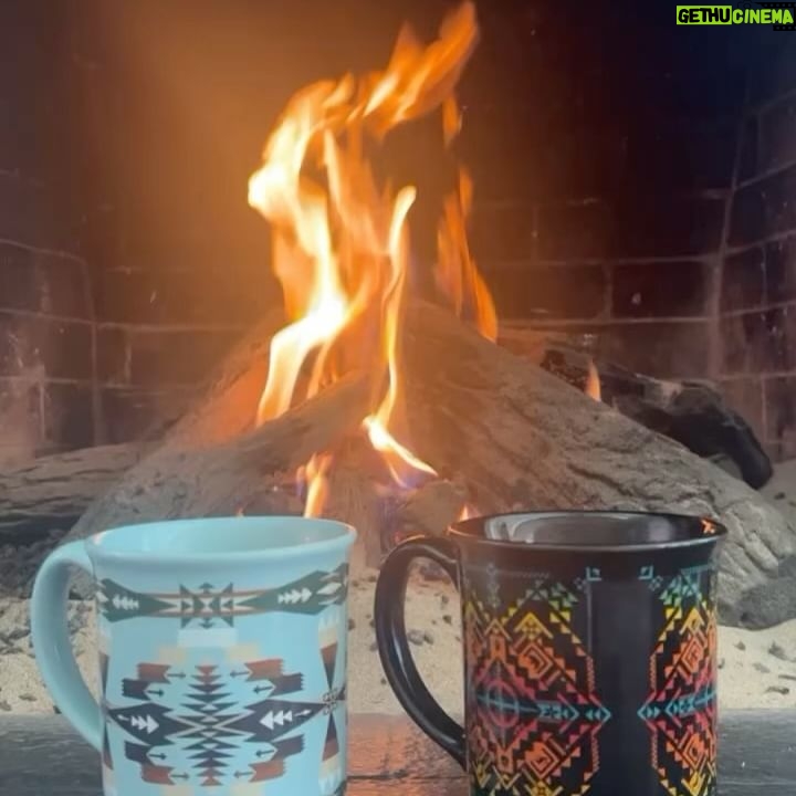 Anna Camp Instagram - Magic Montana with Michael, a Mustache, Mountains, and Mugs from @murdochs_ ❤️🔥👨🏻🏔️☕️