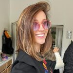 Anna Camp Instagram - The hair guru strikes again!!!!! Lisa lisa lisa I love ya love ya love ya!!! ⚡️⚡️⚡️also thanks to my dentist for fixing my chipped front tooth 🦷