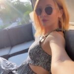 Anna Camp Instagram - Love a Southern Georgia Sunday Sunset… smells like rain and wine and peaches and pie 🍑🍦🥂
