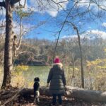Anna Camp Instagram - What a gorgeous day in Music City with my fur babies. Thanks @prana for the jacket to keep me cozy and @silkybeats for the happy hike 💘