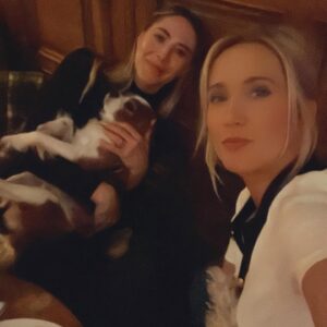 Anna Camp Instagram - He drank all the orange wine I swear 🍊 @abonniesituation 👯‍♀️