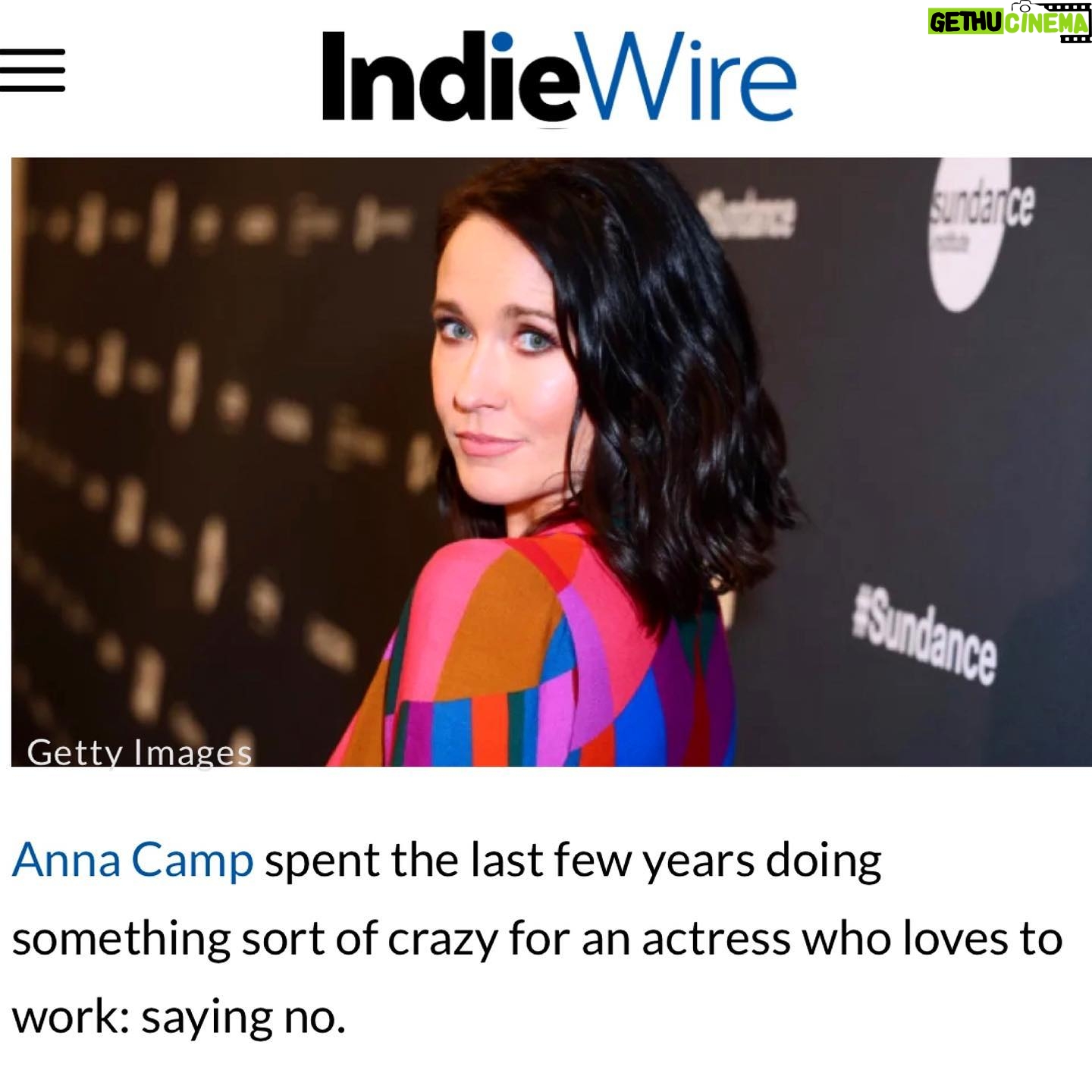 Anna Camp Instagram - Love this interview with @erbland_erbland for @indiewire talkin shop and @fromblackmovie 🖤 link in bio