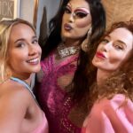 Anna Camp Instagram - Lady Love in Palm Springs was 🔥🌈❤️‍🔥 n 💗 w @triestekdunn @bridgetregan @samkimdan 🌵