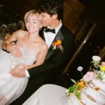 AnnaSophia Robb Instagram - 1 year married to my best friend❣️A caption can’t capture the gratitude, peace, joy, and goofiness I feel when I’m with you. And even when I’m not with you, just thinking of ya makes me feel all warm. I love you! 🍊