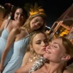 AnnaSophia Robb Instagram - Somehow you shine even brighter with Steven- who knew it was possible since you already light up every room! To be there watching you fall for @stevenpiet to this day of celebration, feels like actual movie magic, it delights our hearts! Congratulations to a lifetime of love, we adore yas both 4eva Congratulations to King Piet 👑 ❤️👑