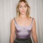 AnnaSophia Robb Instagram - Dressing up with @pradabeauty #pradabeauty