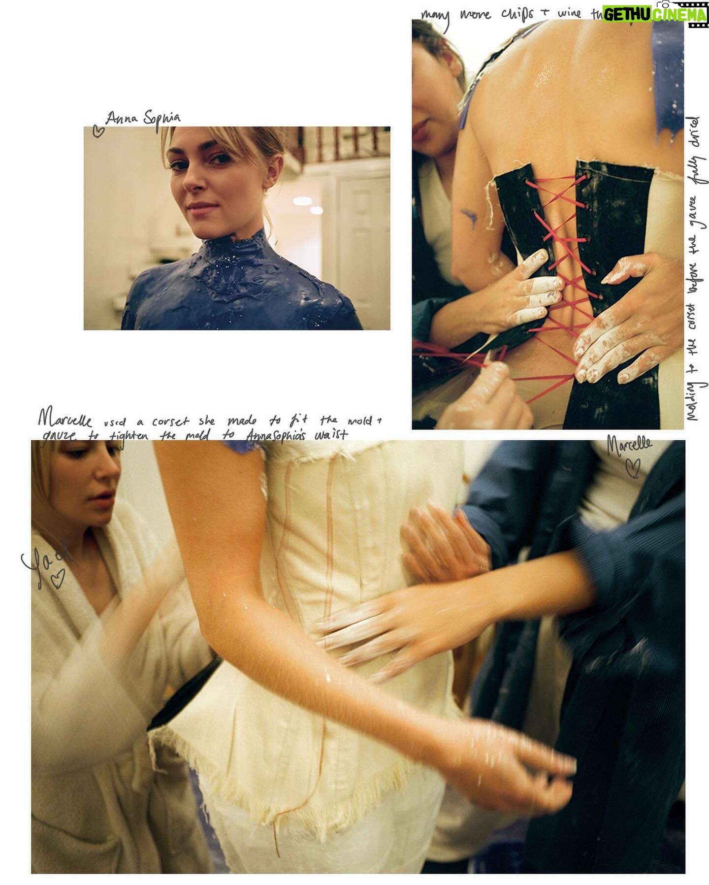 AnnaSophia Robb Instagram - AnnaSophia wearing Herself A little journal entry for this amazing project with @annasophiarobb @yaelquint and @marcellejpg for @plannedparenthood Designed, scheduled and casted by @marcellejpg Styled and concept by @yaelquint hair by @claraleopard makeup by @tina_turnbow So much love to this whole little team ❤️ grateful to be part of such a creative and fun project