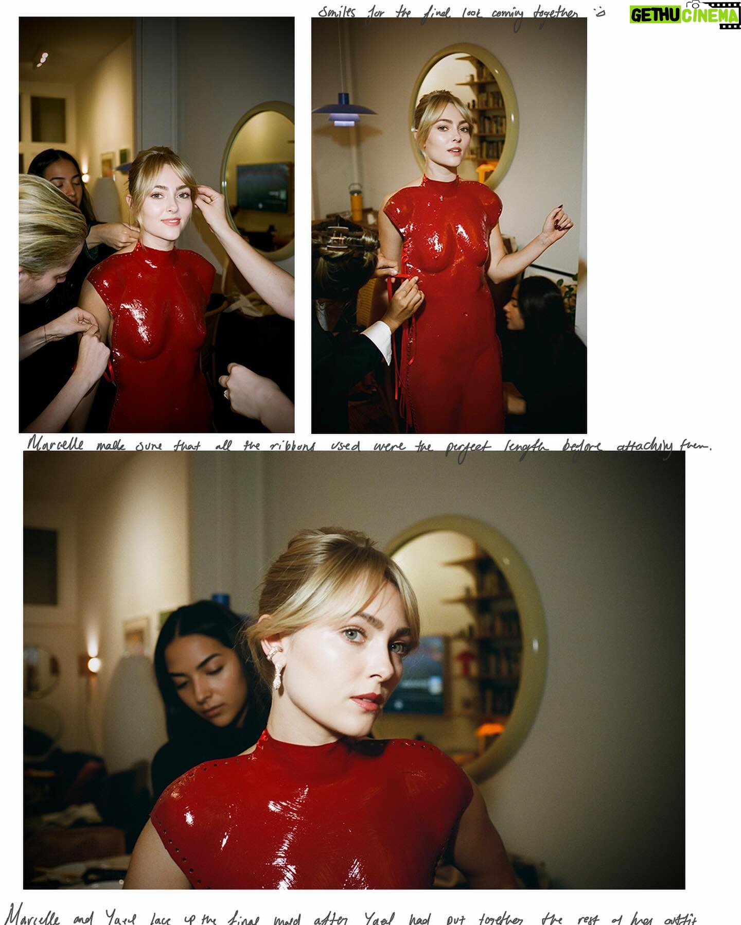 AnnaSophia Robb Instagram - AnnaSophia wearing Herself A little journal entry for this amazing project with @annasophiarobb @yaelquint and @marcellejpg for @plannedparenthood Designed, scheduled and casted by @marcellejpg Styled and concept by @yaelquint hair by @claraleopard makeup by @tina_turnbow So much love to this whole little team ❤️ grateful to be part of such a creative and fun project