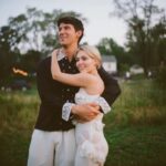 AnnaSophia Robb Instagram - The night before our wedding, a splendid evening attempting absorb all the magic and love. So grateful for this celebration and all the folks who lift Trevor and me up. Thank you❣️