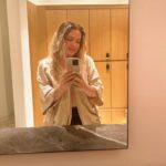 Anna Todd Instagram - mentally still here ☀️ physically: wondering why the helllll it’s raining in LA again when planning this trip, the main focus was wellness and mindfulness. i wanted quiet, soundbaths, yoga, meditation, and art. the place i stayed is designed for just that, so it was heaven. i wanted to share this thing i did (the pic with the rake) it’s called ephemeral art and its basically like a giant zen garden in the sand, but you spend nearly two hours creating this beautiful design under the hot sun, knowing that it’s going to be taken away by nature. it helps eliminate the idea of perfectionism, and helped me feel detachment and just live in the moment. it might sound silly, but temporary art was one of the highlights of my trip. i also saw sea turtles, snorkeled in a coral reef, had a lot of energy cleansing and ancient Mayan rituals, focused on the four elements. ive never experienced anything like this so i just wanted to share. i woke up every morning to watch the sunrise and it was beyond stunning ☀️ what are you doing today? do you have any plans? i will be catching up on work stuff, making some reels and TikTok’s of my trip, posting some stuff in the group chat 😉 and snuggling with Asher. he has his playgroup again today so wish us luck! i hope you have a great day ☀️🫶🏼 tell me all the things 🌴