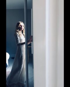 Annabelle Wallis Instagram - Thank you @dior for turning my last weekend in isolation into a glamorous dream and sending Paris to me!! I wish I was in Paris with you all. Thank you for reminding me how wonderful it is to dress up and play! Congratulations @mariagraziachiuri and the whole team at @dior for an incredible couture presentation. It was stunning. Thank you for having me 💙