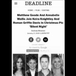 Annabelle Wallis Instagram – Very excited to join this amazing cast. It definitely NOT your average Christmas movie. Very excited .Here we go! ✌️#femalefilmmaker