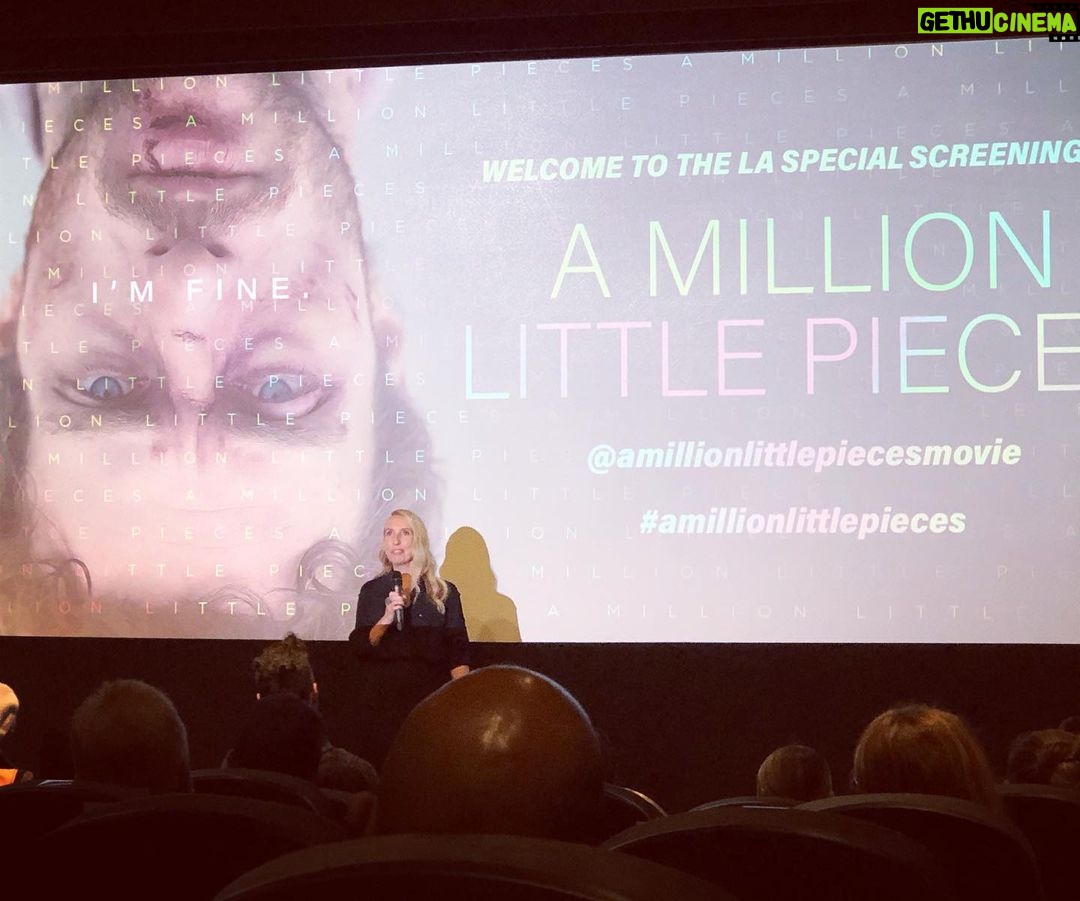 Annabelle Wallis Instagram - I was lucky to support @samtaylorjohnson and @aarontaylorjohnson at the screening of @amillionlittlepiecesmovie What a powerful and beautiful film. Aaron is exceptional in the lead. Sam...you are a legend as always. Go see it when you can! Out today!!