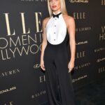 Annabelle Wallis Instagram – Thank you @elleusa and @ninagarcia for having me at your wonderful Women In Film event. It’s always very inspiring. 
Thank you @ralphlauren for my tuxedo jumpsuit of dreams!! @cartier for my jewelry 
@fionastiles make up – hair @laurapolko