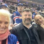 Anne Burrell Instagram – A great day for MY @nyrangers and a big fat “W”!!! I like to think I was the good luck charm!! #theclaxtons #lgr #ilovewhatido #luckygirl @nyrangers @thegarden @stuartclaxton