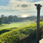 Anne Burrell Instagram - Hellooooooo California!!! You are looking lovely today!!! I’m giving golf a whirl at the driving range… I think I like it!!! #ilovewhatido #luckygirl @pelicanhillresort