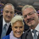 Anne Burrell Instagram - A STELLAR night @thegarden last night!!! MY @nyrangers win game 2!!! An AMAZING crew in the house!!! Thank you @mfarsi for the fantastic pics!!! #lgr #luckygirl #ilovewhatido