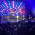 Anne Burrell Instagram - #bjornagain !!! A giant karaoke party with an ABBA tribute band!!! I’m in heaven!!! Hogmanay is a BLAST!! #theclaxtons #hogmany #edinburgh #ilovewhatido #luckygirl