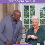 Anne Burrell Instagram - Pro tip for cutting onions ✔️😂 #cooking #onions #anneburrell