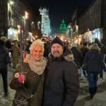Anne Burrell Instagram - #theclaxtons hit Edinburgh for the Torchlight Procession!!!! Sooooo great meeting up with @sheena_mcg !!! #hogmanay #luckygirl #ilovewhatido #edinburgh