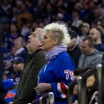Anne Burrell Instagram - A STELLAR night @thegarden last night!!! MY @nyrangers win game 2!!! An AMAZING crew in the house!!! Thank you @mfarsi for the fantastic pics!!! #lgr #luckygirl #ilovewhatido