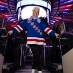 Anne Burrell Instagram - This one goes to “11”!!!! Good luck today MY @nyrangers !! Let’s get our eleventh straight win!!!!! Thank you @mfarsi for the great pics!!!! #lgr #ilovewhatido #luckygirl