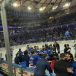Anne Burrell Instagram - What a regular season finish!!!!!!! On to the playoffs!!! Let’s GOOOOOOOOOOOOOOO MY @nyrangers !!!! @thegarden @wtfeldman #ilovewhatido #luckygirl