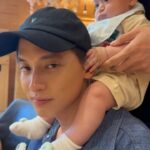 Anne Thongprasom Instagram - ขอบคุณเจ้าของร้านคาดผ้ากันน้ำนมนะคับ 👶🏻ที่เลี้ยงป้าๆลุงๆ☺️🤍 สุดทุกคำ! 🍣🤍 @momono.thailand