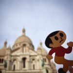 Anne Watanabe Instagram - TOBITA in Montmartre #とびた君と一緒