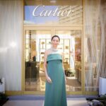 Anne Watanabe Instagram - Ce fut une très belle journée. Félicitations et merci!! #CartierAzabudai #CartierHighJewelry #Cartier @Cartier