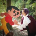 Anne Watanabe Instagram - TOBITA finally got to meet him. "I've arrived for your rendezvous." 「翔んで埼玉　琵琶湖より愛を込めて」 明日公開！ #とびた君と一緒 #翔んで埼玉