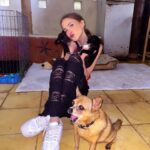 Anne Winters Instagram – Today @barc4balidogsindonesia @barc4balidog playing with these lil ones 🐶🥰🤍🤟🏼
sponsored the little boy (paid for his vaccines and things needed for newborn pups) SO I also got the privilege of naming him…. meet lil SOL- his sister was already named LUNA- so now the 🌞 will always be tied to his 🌙