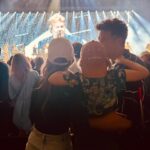 Annemarie Carpendale Instagram - let‘s do it again 🖤🫶🏽🪐💫 #whatsnight #friendslove #bettertogether #wearefamily #annieway #anniehow #happycookies #howardcarpendale #schwiegerdad #proud #love #admiration #thankfull 🫶🏽 🎥 @su_wagner 🖤