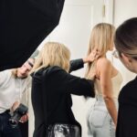 Annemarie Carpendale Instagram - impressions of today 🎥 ⚡️👀🎬 ✨ #newcampaign #teamwork #happyme #annieway #anniehow #wtf