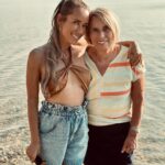 Annemarie Carpendale Instagram - Mom 🫶🏽🩷❤️🧡💘 #tagamsee #abouttoday #liebe #dankbar #ohneende #tothemoonandback #annieway #anniehow #today #campingambach 🌅⛺️✨🪐