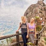 Annemarie Carpendale Instagram - 我愛你, ♥️U, Hong Kong 🫶🏽⚡️❤️‍🔥 #newadventure #loveinthecity #annieway #anniehow #lionrock #hike #hongkong🇭🇰 #skyisthelimit ☁️
