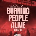 Annie Lennox Instagram – 🚨 ISRAEL IS BURNING PEOPLE ALIVE IN RAFAH – TAKE ACTION NOW 🚨 

Israeli occupation forces have conducted one of their most brutal and devastating massacres in Gaza, bombing a tent camp housing displaced people in a designated ‘safe zone’ in Rafah, killing over 45 Palestinians. The attack ripped victims to shreds, including the complete decapitation of a child, and caused widespread fires that burned people alive in their tents, according to witnesses and videos posted online.

Four days prior to this massacre, occupation forces told Palestinians to move to an area it calls “block 2371,” designated a “safe area.” This served as the target location for the massacre, after deliberately encouraging desperate Palestinians to seek refuge there.

“We were sitting in tents, and suddenly the camp was bombed. I lost five people from my family, all of whom were completely burned, among them pregnant women. Every time they told us that this area was safe until we were bombed. We left the area east of Rafah to the west of the city, thinking there was safety, but now there is no safe place in Gaza. There are massacres everywhere,” said Majed al-Attar, a displaced person from Beit Lahiya.

An American-made 2,000-pound bomb was used to commit this massacre, with the help of the United Kingdom, which was flying a British Airforce Shadow R1 Spy Plane over Gaza at the time.

There should be no questions about which counties are not only complicit in this genoc/de, but active participants in arming and aiding Israel in committing these massacres.

👉 EMAIL YOUR ELECTED OFFICIAL NOW! USE THE FREE TEMPLATE IN @humantiproject’s bio or visit HumantiProject.org 👈

———-

Correction: 
– Slide 7: ICJ not ICC