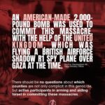 Annie Lennox Instagram - 🚨 ISRAEL IS BURNING PEOPLE ALIVE IN RAFAH - TAKE ACTION NOW 🚨 Israeli occupation forces have conducted one of their most brutal and devastating massacres in Gaza, bombing a tent camp housing displaced people in a designated ‘safe zone’ in Rafah, killing over 45 Palestinians. The attack ripped victims to shreds, including the complete decapitation of a child, and caused widespread fires that burned people alive in their tents, according to witnesses and videos posted online. Four days prior to this massacre, occupation forces told Palestinians to move to an area it calls “block 2371,” designated a “safe area.” This served as the target location for the massacre, after deliberately encouraging desperate Palestinians to seek refuge there. “We were sitting in tents, and suddenly the camp was bombed. I lost five people from my family, all of whom were completely burned, among them pregnant women. Every time they told us that this area was safe until we were bombed. We left the area east of Rafah to the west of the city, thinking there was safety, but now there is no safe place in Gaza. There are massacres everywhere,” said Majed al-Attar, a displaced person from Beit Lahiya. An American-made 2,000-pound bomb was used to commit this massacre, with the help of the United Kingdom, which was flying a British Airforce Shadow R1 Spy Plane over Gaza at the time. There should be no questions about which counties are not only complicit in this genoc/de, but active participants in arming and aiding Israel in committing these massacres. 👉 EMAIL YOUR ELECTED OFFICIAL NOW! USE THE FREE TEMPLATE IN @humantiproject’s bio or visit HumantiProject.org 👈 ———- Correction: - Slide 7: ICJ not ICC