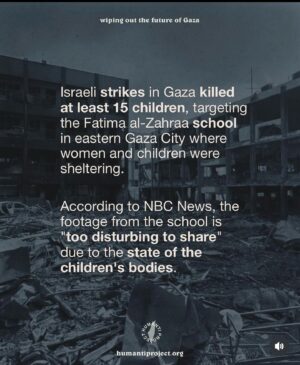 Annie Lennox Instagram - Dear Friends, 
15 school children = “collateral damage.” ????? 

 🥵🥵🥵🥵🥵
 🥵🥵🥵🥵🥵
 🥵🥵🥵🥵🥵 

13,800 children have been killed, with tens of thousands of children wounded or orphaned. 
The children of Gaza are being gradually ERASED in plain sight every single day!! 
A REALITY…for ALL Palestinians who have been going through HELL.
I am NO mouthpiece for Hamas. Neither am I anti-Semitic…the horrible slur used to quieten people who speak up for human rights in Palestine.
I ABSOLUTELY want to see the hostages returned - which is evidently not such a priority for the Netanyahu government! 
I am pro-humanity, and for  permanent ceasefire.
The entire world is led and governed by incompetent leaders, with investments in the military system that rule this planet.
They really don’t care about HUMAN rights or saving a planet in terrible crisis. 
ALL invested in a global industry of violence, death, money, power and greed… no matter WHAT! 
I cannot tell you how despairing this makes me feel..But I am deeply invested in truth - human rights and resilience.

#ceasefirenow🇵🇸 #stopthegenocide @humantiproject