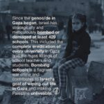 Annie Lennox Instagram – Dear Friends, 
15 school children = “collateral damage.” ????? 

 🥵🥵🥵🥵🥵
 🥵🥵🥵🥵🥵
 🥵🥵🥵🥵🥵 

13,800 children have been killed, with tens of thousands of children wounded or orphaned. 
The children of Gaza are being gradually ERASED in plain sight every single day!! 
A REALITY…for ALL Palestinians who have been going through HELL.
I am NO mouthpiece for Hamas. Neither am I anti-Semitic…the horrible slur used to quieten people who speak up for human rights in Palestine.
I ABSOLUTELY want to see the hostages returned – which is evidently not such a priority for the Netanyahu government! 
I am pro-humanity, and for  permanent ceasefire.
The entire world is led and governed by incompetent leaders, with investments in the military system that rule this planet.
They really don’t care about HUMAN rights or saving a planet in terrible crisis. 
ALL invested in a global industry of violence, death, money, power and greed… no matter WHAT! 
I cannot tell you how despairing this makes me feel..But I am deeply invested in truth – human rights and resilience.

#ceasefirenow🇵🇸 #stopthegenocide @humantiproject