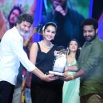 Anupama Parameswaran Instagram - Eight years ago in 2016, I found myself on this stage alongside the iconic Trivikram Garu. From not knowing anything during the pre-release event of ‘A Aa’ to the groundbreaking success of ‘Tillu Square’, life has truly come a full circle. Trivikram Garu, your guidance has been instrumental in shaping my journey in Telugu cinema. Heartfelt thanks to you sir. NTR Gaaru, the epitome of mass appeal, has always mesmerized me with his unparalleled talent, from his acting finesse to his mesmerizing dialogue delivery. Sharing the stage with him was an absolute blessing, and I dream of witnessing his magic unfold live one day. Can’t wait to stand up and clap for Devara 🔥🔥🔥 And to my incredible Tillu Team, thank you for reminding me yet again that dreams do come true. I love you guys!♥️