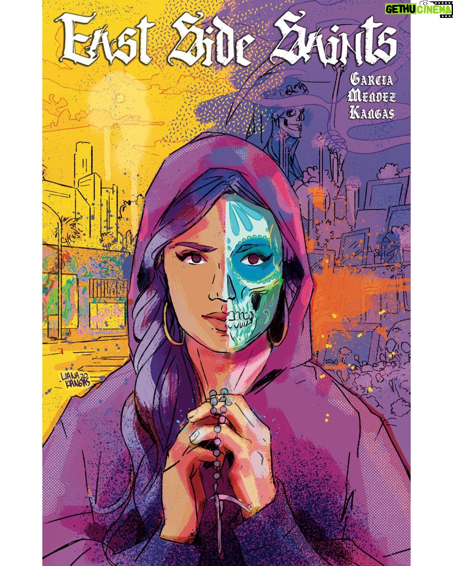 April Jeanette Mendez Instagram - Meet MUERTA, one of our many diverse heroes @scrappyheartproductions ! You can check out our original comic teaser at the link in bio! Story and Character Concept by: @aimeegarcia4realz & Yours Truly (WOOT WOOT) Cover, interiors, colors by: @lianakangas Letters by: @ericaschultz42 #EastSideSaints #ScrappyHeartProductions