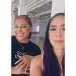 April Jeanette Mendez Instagram - Our wonderful hair & makeup team blesses me with the confidence to be a super dick on national tv again. Thank you @makeupartistkenia @alexhairdesigns @adriana.v.garcia and Cassandra for being goddamn wizards and making this shy weirdo feel awesome. @wowsuperheroes