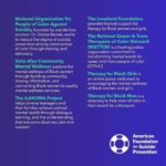 April Jeanette Mendez Instagram – The entire mental health community stands with you and has resources to help heal the traumatic effects of racism and violence. Visit @afspnational and @psychhub_education for a comprehensive list of mental health resources. I’ll keep adding links to my highlights as well. #blacklivesmatter