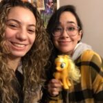 April Jeanette Mendez Instagram - I probably shouldn’t have touched the mysterious My Little Pony I found in a public bathroom with @lizmiele ... but look how happy it made me in that moment before I was infected with the T-Virus. (Apparently this pony’s name is Applejack and goes by AJ so clearly fate brought this disease ridden baby horse into my life even if it means to end it.)