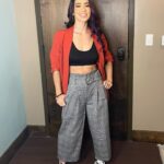 April Jeanette Mendez Instagram - Our wonderful hair & makeup team blesses me with the confidence to be a super dick on national tv again. Thank you @makeupartistkenia @alexhairdesigns @adriana.v.garcia and Cassandra for being goddamn wizards and making this shy weirdo feel awesome. @wowsuperheroes