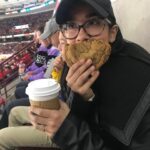 April Jeanette Mendez Instagram - I only go to sporting endeavors for the snacks and @carrlynbathe! (Ok I’m also a mark for the ice girls. OMG THEY’RE ALL SNACKS!)