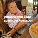 Arán de las Casas Instagram - @arantzabebe conociendo la popular nutella 😅 odio o amor ?😂